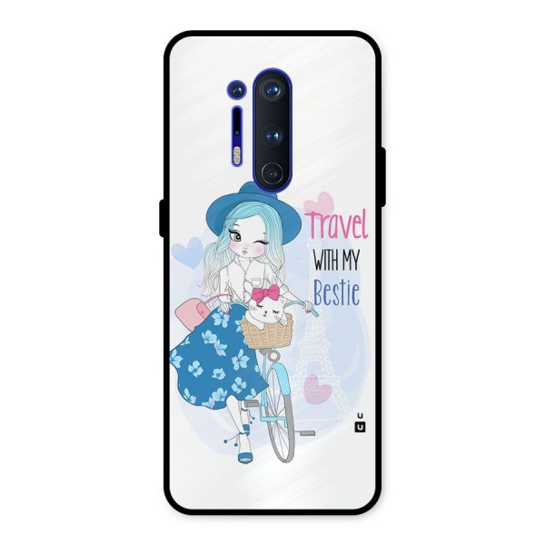 Travel With My Bestie Metal Back Case for OnePlus 8 Pro