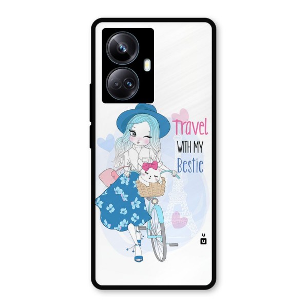 Travel With My Bestie Metal Back Case for Realme 10 Pro Plus