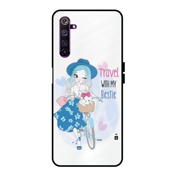 Travel With My Bestie Metal Back Case for Realme 6 Pro
