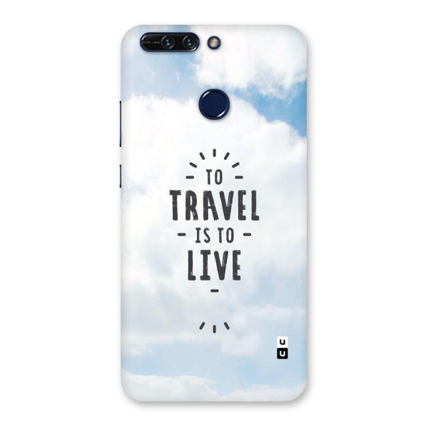 Travel is Life Back Case for Honor 8 Pro