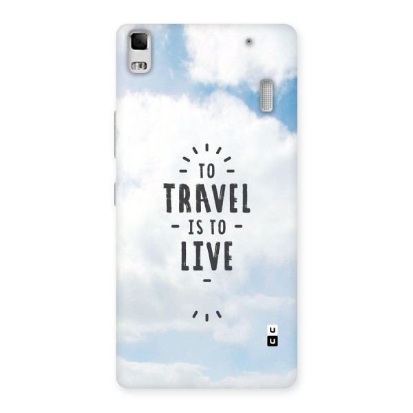 Travel is Life Back Case for Lenovo K3 Note