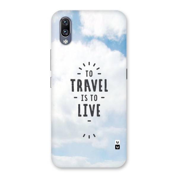 Travel is Life Back Case for Vivo NEX