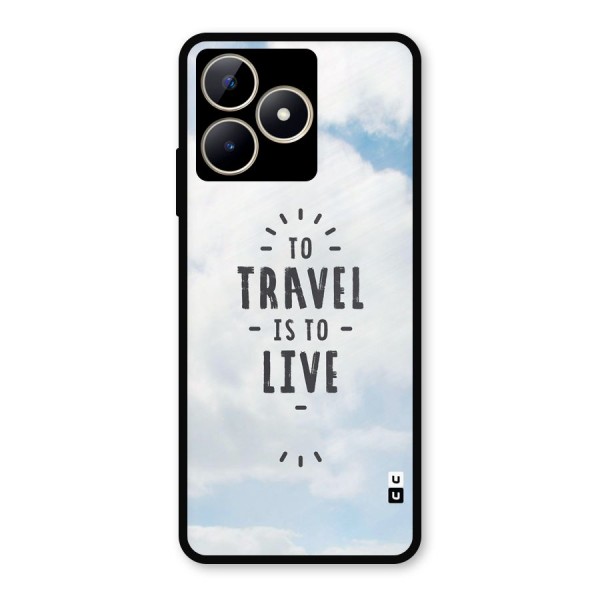 Travel is Life Metal Back Case for Realme C53
