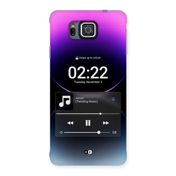 Trending Music Back Case for Galaxy Alpha