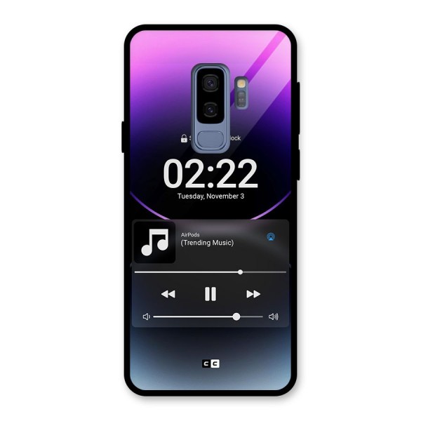 Trending Music Glass Back Case for Galaxy S9 Plus