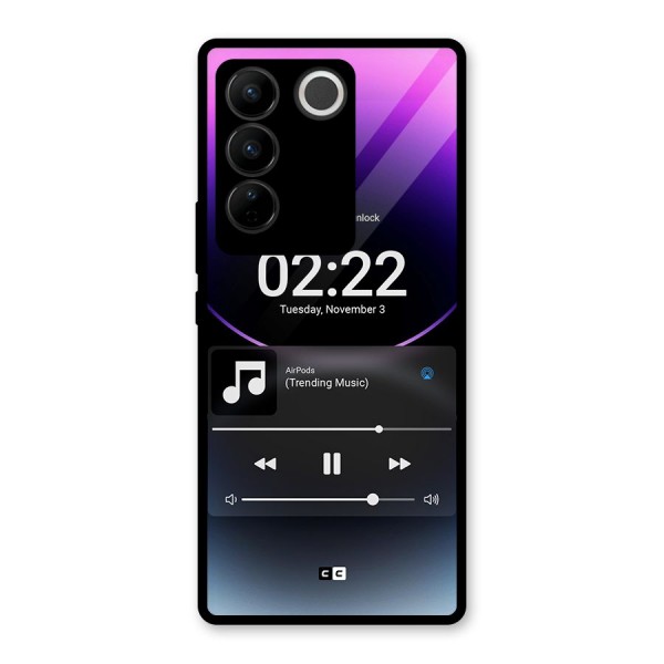 Trending Music Glass Back Case for Vivo V27