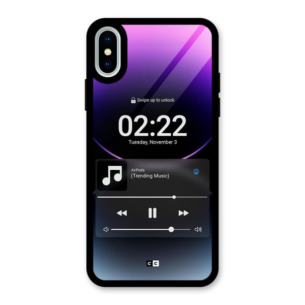 Trending Music Glass Back Case for iPhone X