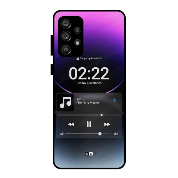 Trending Music Metal Back Case for Galaxy A73 5G