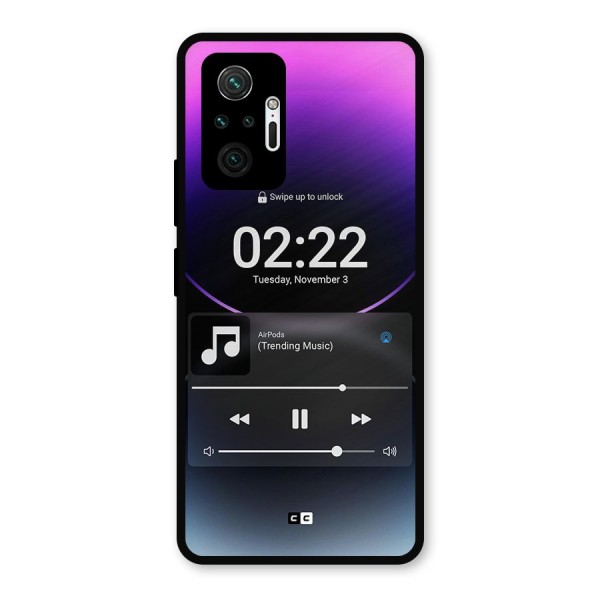 Trending Music Metal Back Case for Redmi Note 10 Pro Max