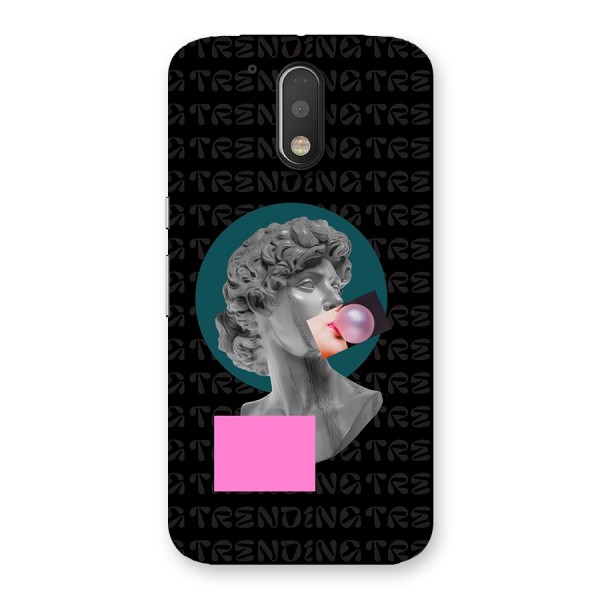 Trending Typo Back Case for Moto G4 Plus