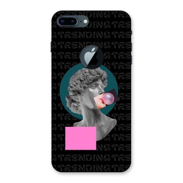 Trending Typo Back Case for iPhone 7 Plus Logo Cut