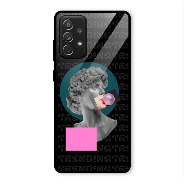 Trending Typo Glass Back Case for Galaxy A72
