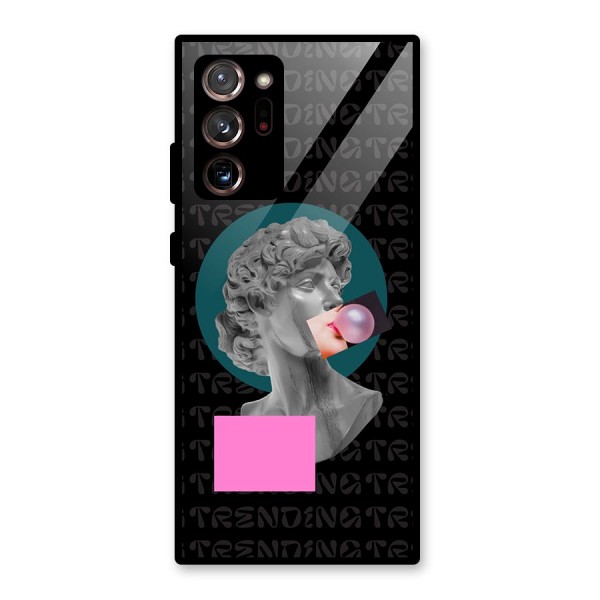 Trending Typo Glass Back Case for Galaxy Note 20 Ultra