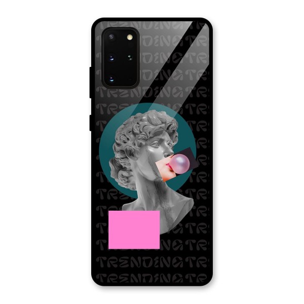 Trending Typo Glass Back Case for Galaxy S20 Plus
