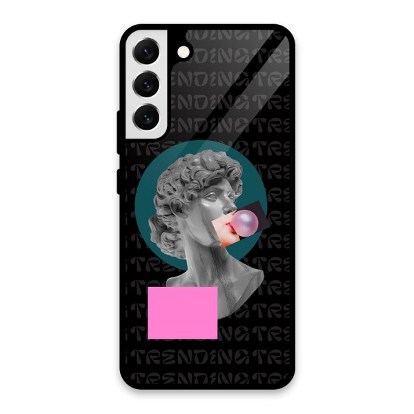 Trending Typo Glass Back Case for Galaxy S22 Plus 5G