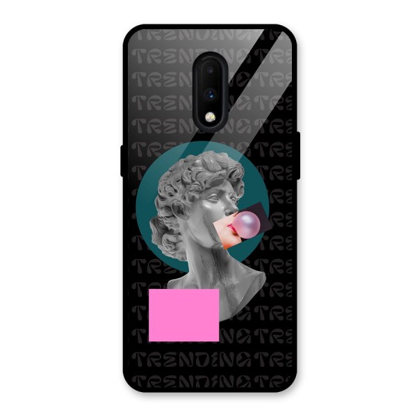 Trending Typo Glass Back Case for OnePlus 7
