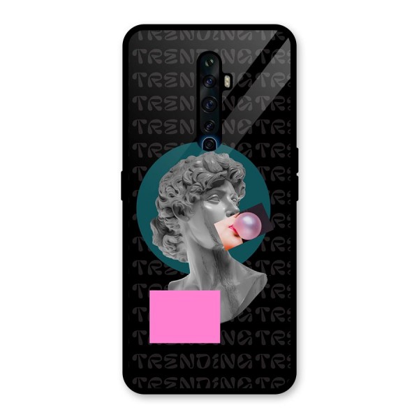 Trending Typo Glass Back Case for Oppo Reno2 Z