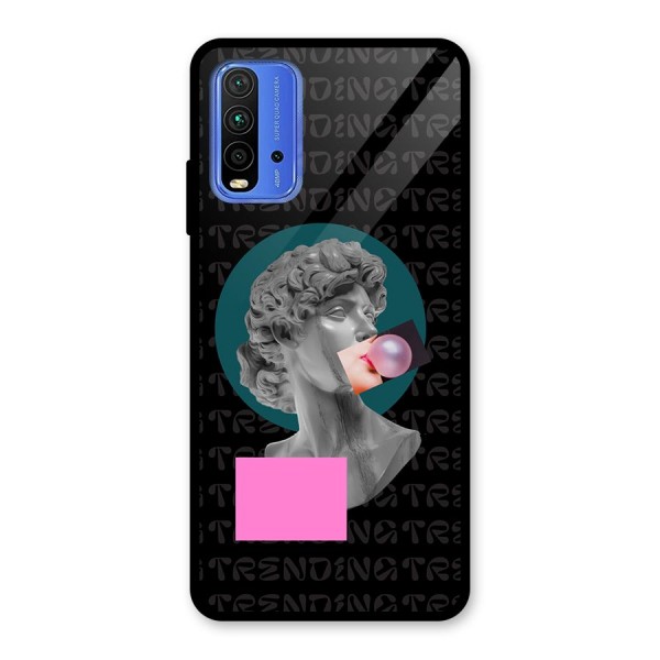 Trending Typo Glass Back Case for Redmi 9 Power