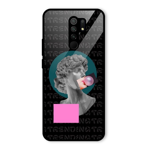 Trending Typo Glass Back Case for Redmi 9 Prime