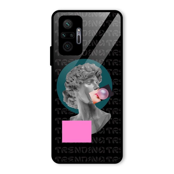 Trending Typo Glass Back Case for Redmi Note 10 Pro Max