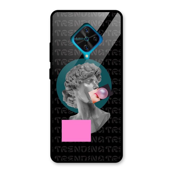 Trending Typo Glass Back Case for Vivo S1 Pro