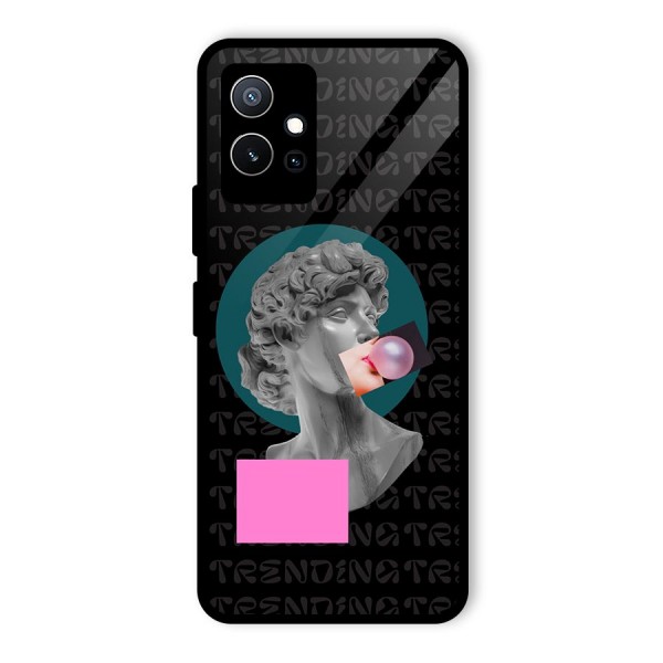 Trending Typo Glass Back Case for Vivo T1 5G