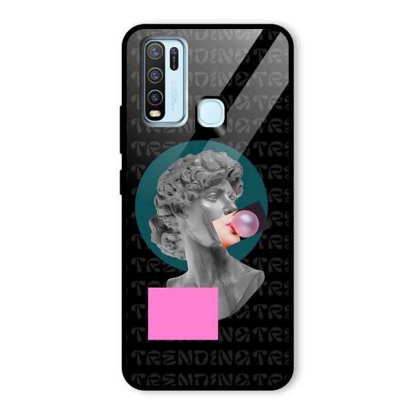 Trending Typo Glass Back Case for Vivo Y30