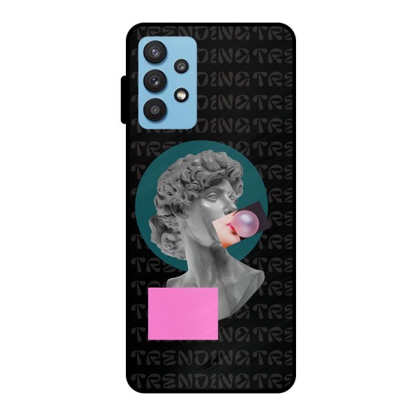 Trending Typo Metal Back Case for Galaxy M32 5G