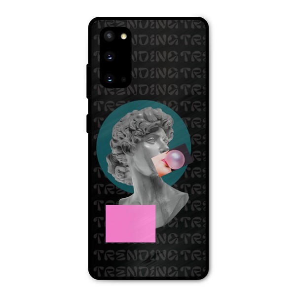 Trending Typo Metal Back Case for Galaxy S20