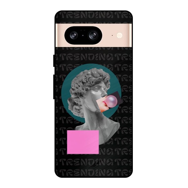 Trending Typo Metal Back Case for Google Pixel 8