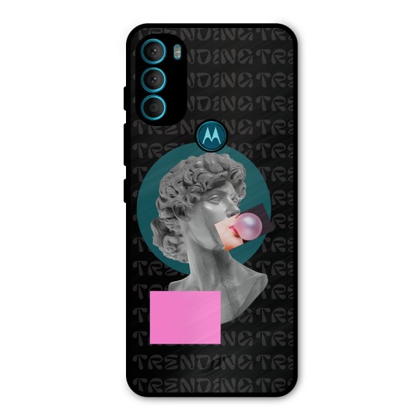 Trending Typo Metal Back Case for Moto G71 5G