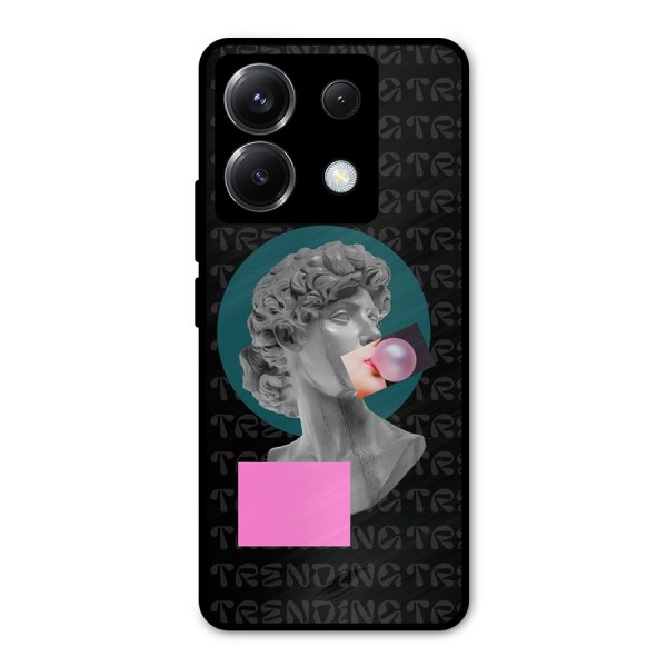 Trending Typo Metal Back Case for Poco X6