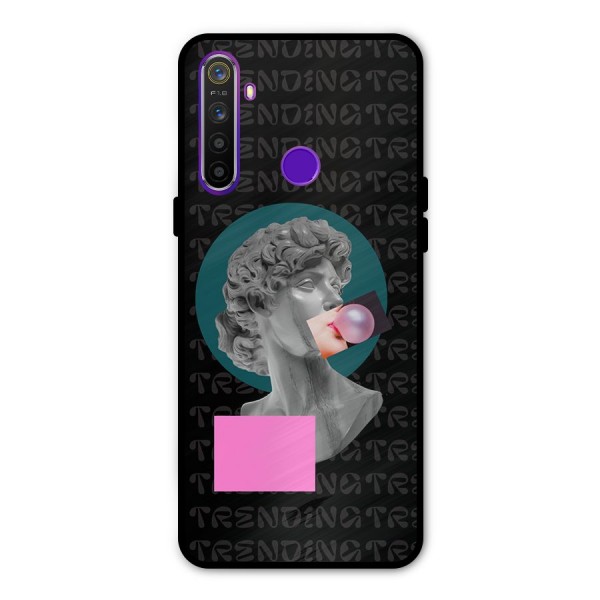 Trending Typo Metal Back Case for Realme Narzo 10