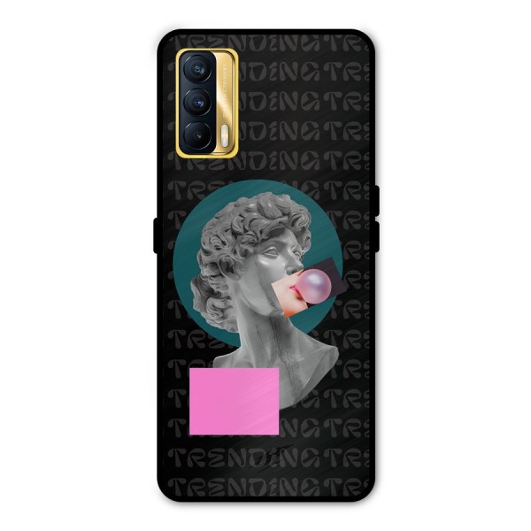 Trending Typo Metal Back Case for Realme X7
