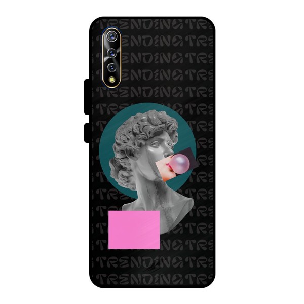 Trending Typo Metal Back Case for Vivo S1