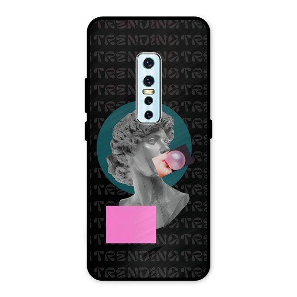Trending Typo Metal Back Case for Vivo V17 Pro