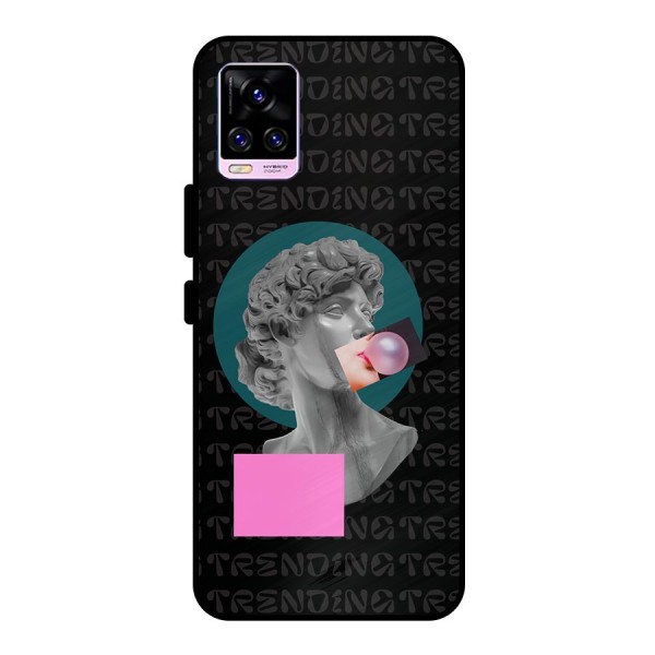 Trending Typo Metal Back Case for Vivo V20 Pro
