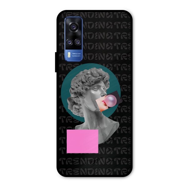 Trending Typo Metal Back Case for Vivo Y51A