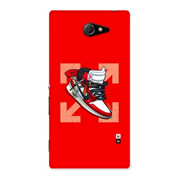 Trendy Air Shoes Back Case for Sony Xperia M2
