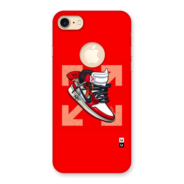 Trendy Air Shoes Back Case for iPhone 7 Logo Cut