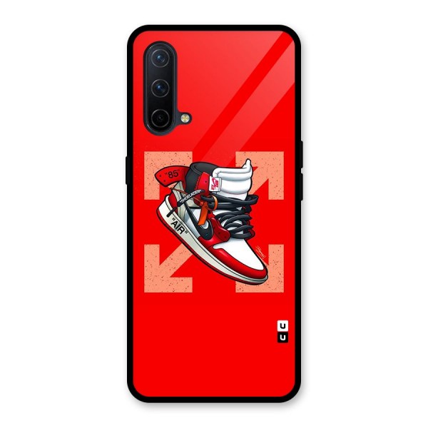 Trendy Air Shoes Glass Back Case for OnePlus Nord CE 5G
