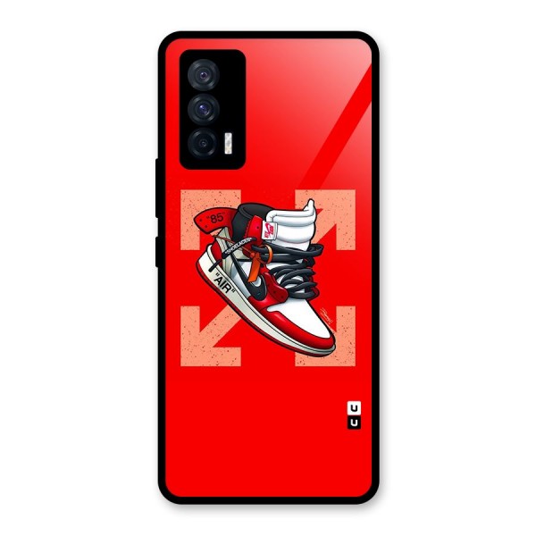Trendy Air Shoes Glass Back Case for Vivo iQOO 7 5G