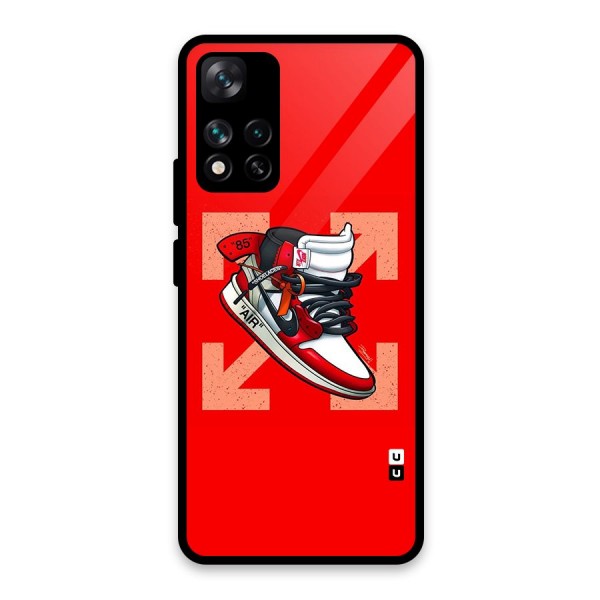 Trendy Air Shoes Glass Back Case for Xiaomi 11i HyperCharge 5G