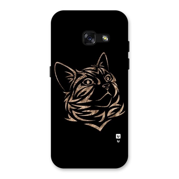 Tribal Cat Back Case for Galaxy A3 (2017)