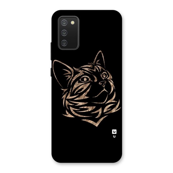Tribal Cat Back Case for Galaxy F02s