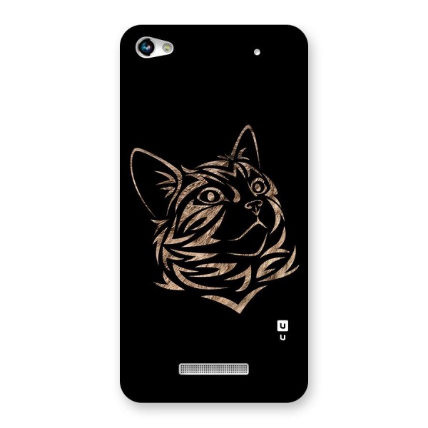 Tribal Cat Back Case for Micromax Hue 2