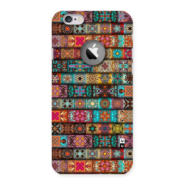 Tribal Seamless Pattern Vintage Decorative Back Case for iPhone 6 Logo Cut