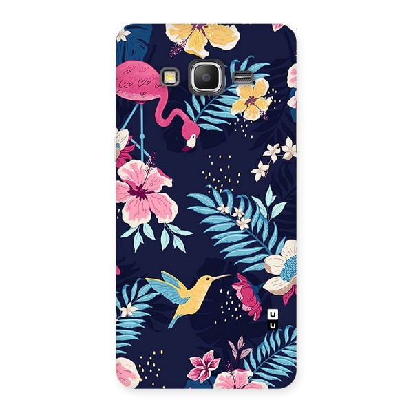 Tropical Flamingo Pattern Back Case for Galaxy Grand Prime