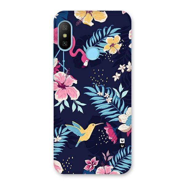 Tropical Flamingo Pattern Back Case for Redmi 6 Pro