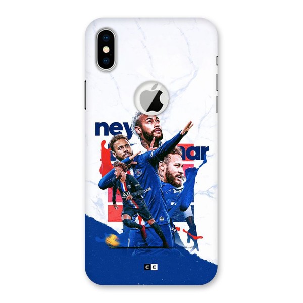 Tropical Sensation Back Case for iPhone X Logo Cut